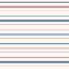 Nahtloses Muster der horizontalen Streifen. Einfacher Vektor bunte Linien Hintergrund