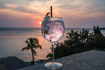    Views around the Caribbean island of Curacao