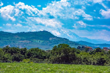 Gran Sasso mountains in Italy