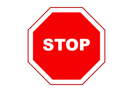 stop traffic sign. Warning signs. traffic training.  traffic rules. Traffic signs. road signs