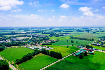 中札内村の空撮 © makieni