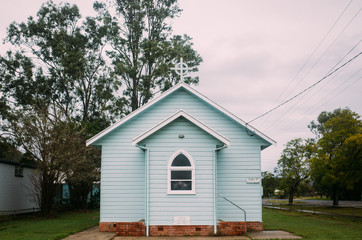 Obraz premium old church on hill