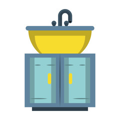 bathroom furniture water faucet cartoon