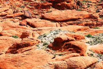 Rock Formations in Red Rock Canyon, Nevada, USA