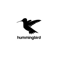 Hummingbird Logo Stock Vector Template