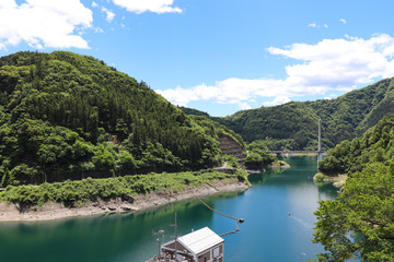 西秩父桃湖（埼玉県秩父市）,nishichichibumomoko,kakkaku dam,chichibu city,saitama,japan