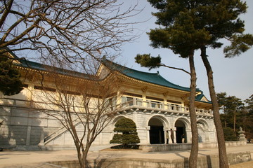 Fototapeta na wymiar Ho-am museum in Yong-In, Korea