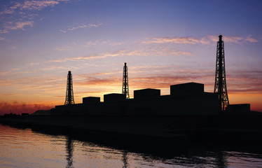 Japan nuclear power station - 278124465