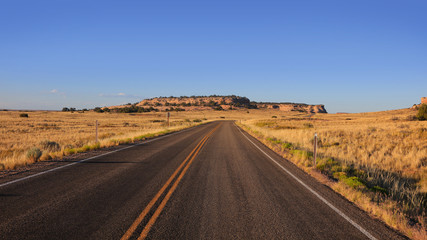 Scenic drive through Canyon lands national park