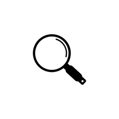 Magnifying glass, zoom, search symbo icon vectorillustration
