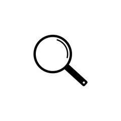 Magnifying glass, zoom, search symbo icon vectorillustration