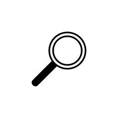 Magnifying glass, zoom, search symbo icon vectorillustration