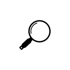 Magnifying glass, zoom, search symbo icon vectorillustration