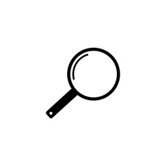 Magnifying glass, zoom, search symbo icon vectorillustration