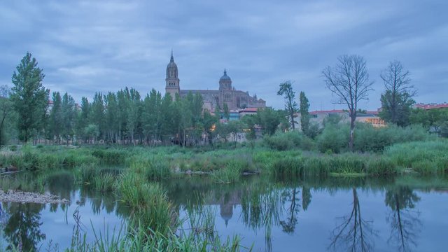 Salamanca Cathedral, Spain Hyperlapse