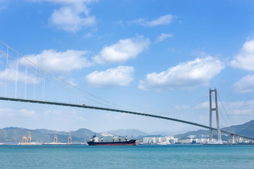 Yi Sun-sin bridge in Gwangyang-si, South Korea
