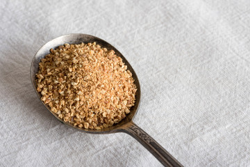 Orange Peel on a Vintage Spoon
