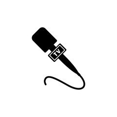 Microphone, audio, mic, sound symbol icon vector illustration