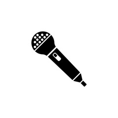 Microphone, audio, mic, sound symbol icon vector illustration