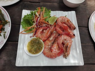 shrimp with soy sauce