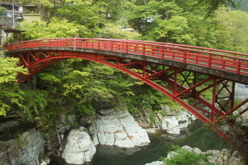 奥秩父　三峰神社参道の風景