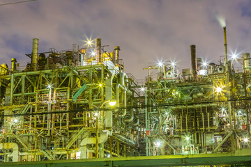 <神奈川県>川崎の工場夜景