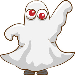 ghost vector clipart graphic design