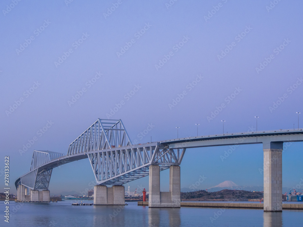 Wall mural tokyo gate bridge