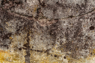 Texture of a concrete wall with cracks and scratches which can be used as a background