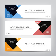modern design, web banner template, vector illustration