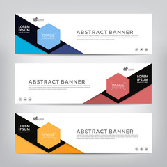 modern design, web banner template, vector illustration