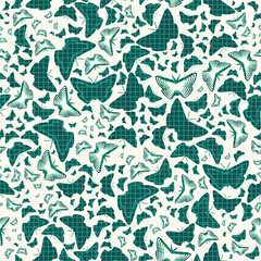 Geometric seamless repeat pattern. Vector illustration.