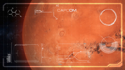 Hi-Tech User Interface, Head Up Display, Mars