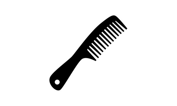 recommend clip art: Comb icon for hair care and styling