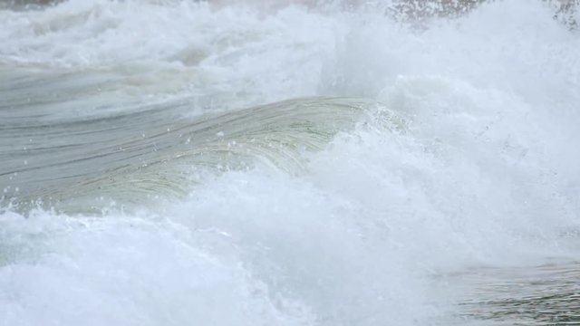 Waves on the beach of Nai Harn, Thailand