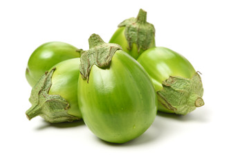 aubergine isolated on white background
