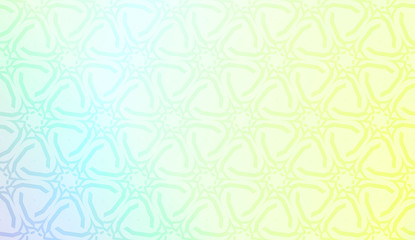 Pattern with geometric shape background. Vector illustration. Template for wallpaper, interior design, decoration, scrapbooking page. Gradient color
