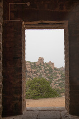 Inner View of Malyavanta Raghunatha Temple, Hampi, Karnataka
