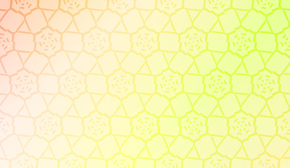 Smart background with decorative geometric layot. Vector illustration. Gradient color