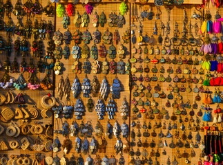 Colorful magnet souvenirs in Hoi An, Vietnam