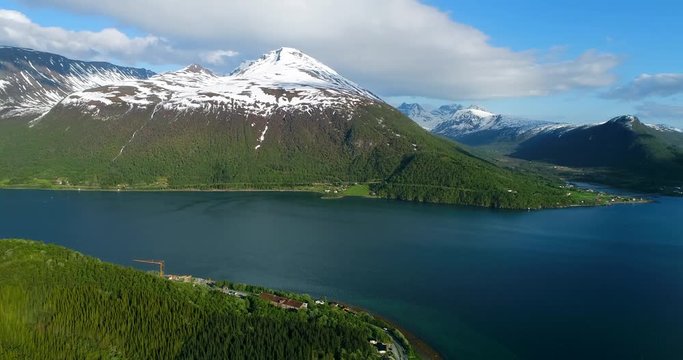 Geiranger fjord in summer, Norway