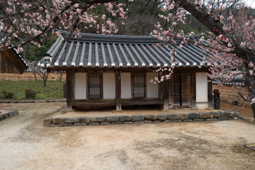 Fototapeta na wymiar Piram Confucian Academy of South Korea