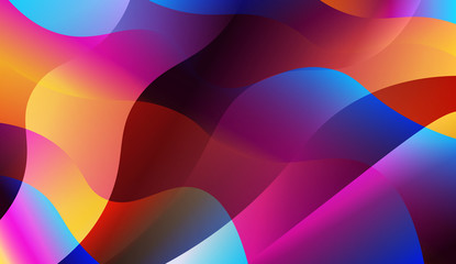 Colored Illustration In Marble Style With Gradient. For Flyer, Brochure, Booklet And Websites Design Vector Illustration with Color Gradient.