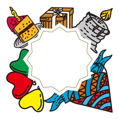 Birthday Anniversary Design Graphic Template Vector