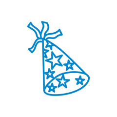 Birthday Hat Design Graphic Template Vector