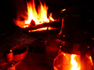 焚き火