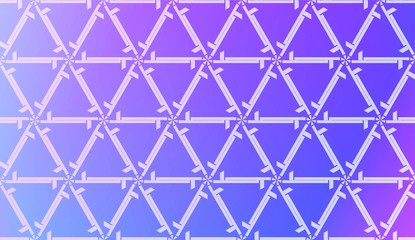 Decorative Pattern With Triangles Style. Blurred Gradient Background. Bright Color. For Banner Template, Flyer, Invitation Card. Vector Illustration
