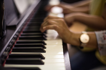 Obraz premium Today's, piano time.