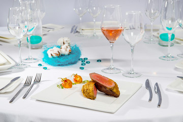 Cut Minion Steak Covered With Edible Gold