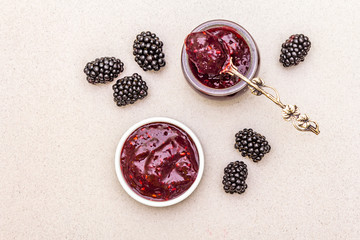 Healthy organic homemade fruit puree